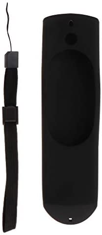 Protective Case for 5.9'' Amazon Fire TV with Silicone Waterproof 5 Color Optional TV Stick Remote Cover (black)