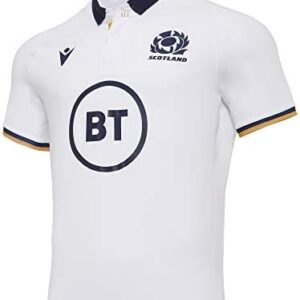 Macron Men's Sru M20 Away Replica Shirt Ss Sr Replica Away Jersey Senior Scotland Rugby 2020/21