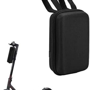 SUNJULY Electric Scooter Bag, Large Capacity Front Pouch Tools Cellphone Storage Bag for Xiaomi Mi M365 e-scooter, Hard Shell, Waterproof, (S)