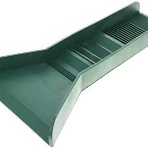 ASR Outdoor Pocket Gold Sluice Box for Gold Panning 3 Riffle TPR Rubber Groove Mat, 12"