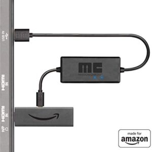 Mission USB Power Cable for Amazon Fire TV (Eliminates the Need for AC Adapter)