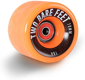 Two Bare Feet Sessions 70mm Super Grip Longboard Skate Wheel Set - Image 2