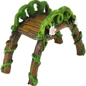Fairy Garden Accessories Miniature Statues Secret Enchanted World Home Outdoor Ornaments (Bridge)