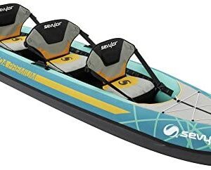 Sevylor Alameda Premium Inflatable Canoe Kayak, Blue, One Size