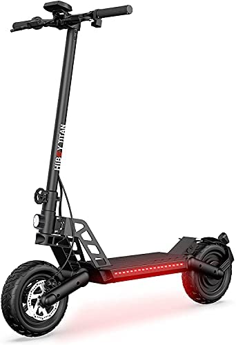 Hiboy Titan PRO Electric Scooter - Dual 500W Motor Up to 40 Miles Long Range Battery, Folding Off-Road Electric Scooter for Adults Dual Braking System, 10" Pneumatic Tires (Normal)
