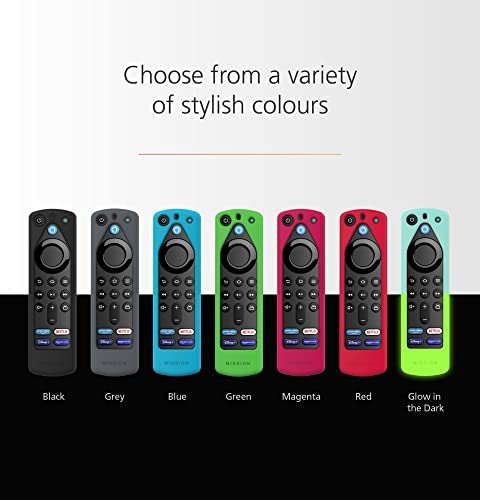 All-new, Made for Amazon Remote Cover Case | for Alexa Voice Remote (3rd generation), Glow in the Dark - Image 3