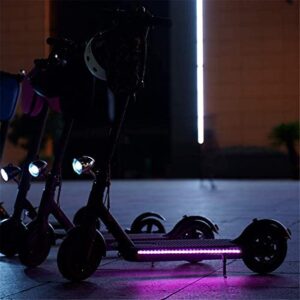 LINGHUANG Electric Scooter LED Strip Light Universal Colorful Foldable Night Safety Light for Mi Electric Scooter 3 for Xiaomi M365 1S Pro Pro 2 Essential Max G30 Scooter