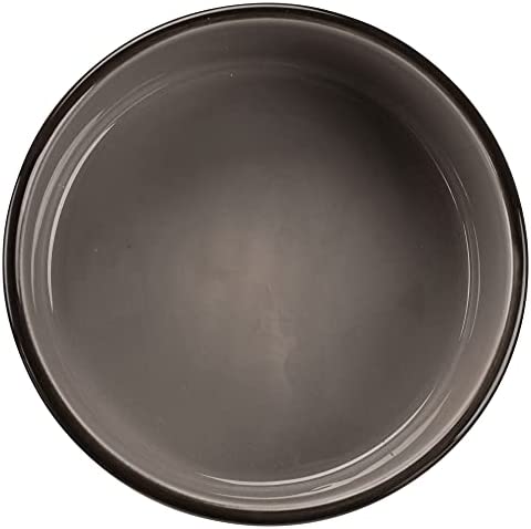 Trixie Ceramic Bowl with Paw Prints for Dogs, 1.4 Litre/20cm, Assorted color (brown or taupe) - Image 2