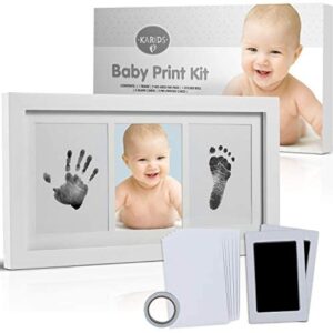 Karids Baby Handprint and Foot-Print Impression Kit with Gift Box-Newborn Baby boy Girl Shower Gifts
