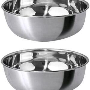 2Pack Stainless Steel Dog Bowls -1500ML- Large Dishwasher Safe Food and Water Bowl – Rust and Splash Free Bowls for Cats, Puppy, Kitten and Dogs