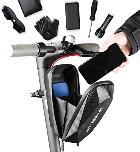 Lepeiqi Electric Scooter Bag for Adults Scooter Front Tube Bag Waterproof Electric Scooter Accessories Frame Handlebar Folding Bike Bag for Xiaomi Mijia M365 Sedway Ninebot E-Serie (Black - LPQM081) - Image 4