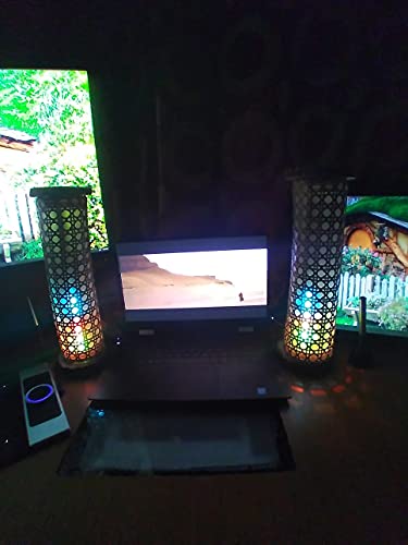 LED VU Meter Tower with Cane Accent Light, RGB Dancing Lamp, Gaming Set up Computer accessories, Party Decor Color changing Lamp for Home Office(Stereo) - Image 6