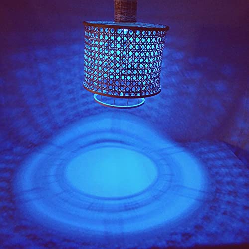 WiFi RGB Smart light, mood lighting Alexa compatible chandelier App Control Colour changing Modern Home living, dining and bed room Handcrafted cane weave ceiling decor - Image 7