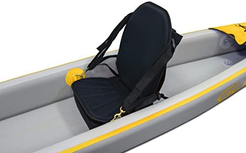 Bluewave Inflatable Kayak - Single - Complete Set Including 'Glider' 1-Person Kayak, Seat, Paddle, Fin, Storage Bag & Pump Included – High PSI – The Complete Solo Kayaking Package - Image 4
