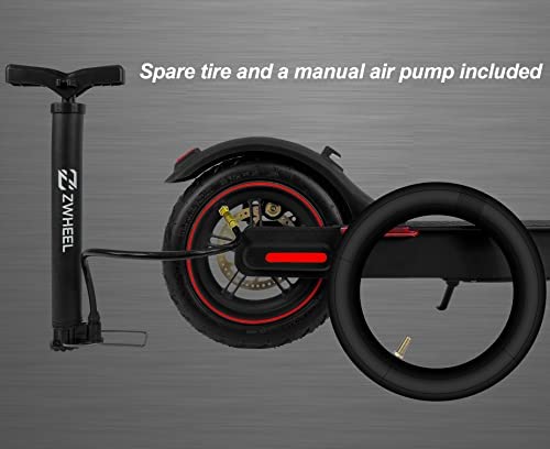 ZWHEEL Electric Scooter for Adults E9 Basic Air Pneumatic, up to 20km of autonomy, 25km/h, Two Speed Modes, Foldable, Cruise Control, mobile App connection - Image 5