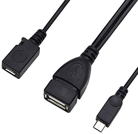 2 Pack Usb Port Terminal Adapter Otg Cable For Fire Tv 3 Or 2nd Gen Fire Stick - Black - Image 3