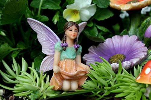 PRETMANNS Fairy Garden Accessories Outdoor - Miniature Fairies Garden Fairy Figurines - Fairy Garden Decorations 7 Piece Kit - Image 6
