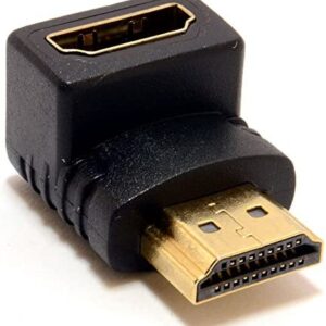 m-one Right Angle HDMI Male to HDMI Female 90 Degree Adapter For Amazon Fire TV Stick