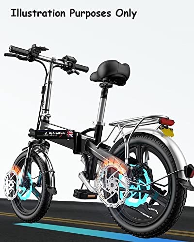 UK TradeMark HybridVelo Ebike *Panasonic Battery Folding Aluminium Frame - Image 3