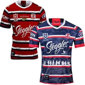 2020-2021 Sydney Rooster Rugby Jersey, Football Shirt, New Memorial Edition Rugby T-Shirt