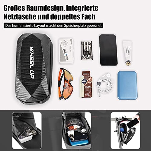 Lepeiqi Electric Scooter Bag for Adults Scooter Front Tube Bag Waterproof Electric Scooter Accessories Frame Handlebar Folding Bike Bag for Xiaomi Mijia M365 Sedway Ninebot E-Serie (Black - LPQM081) - Image 7