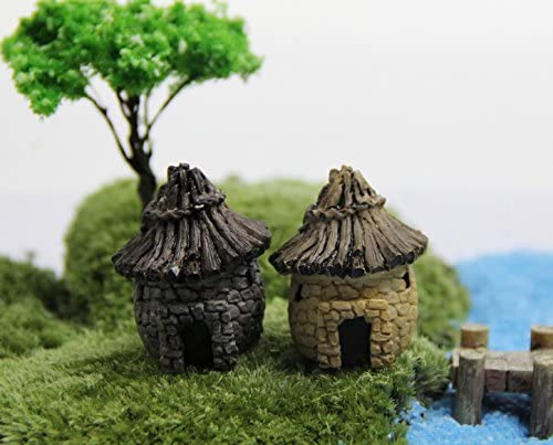 niCWhite Miniature Garden Ornaments, 26pcs Miniature Ornaments Kit Set Fairy Garden Figurines Accessories for DIY Dollhouse Plant Pot Decoration,with 1pcs Tweezer - Image 5