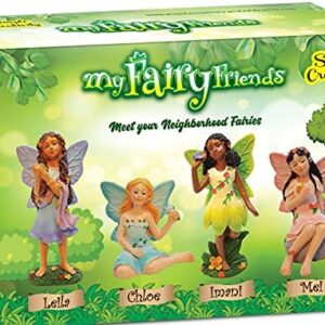 Fairies for Fairy Garden Miniatures Accessories Outdoor and Indoor Decor, Miniature Doll Figurines Supplies Fairy House Mini Figures for Kids