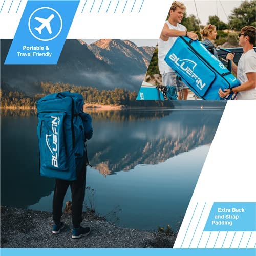 Bluefin Stand Up Inflatable Paddle Board | Mammoth 18' Model | Family/Group Board - Up To 10 Users | Includes Accessories - Image 7