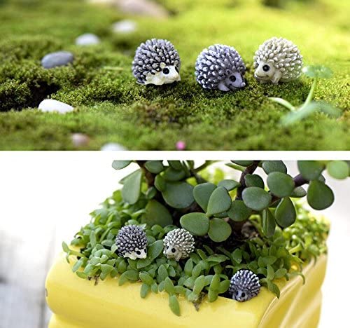 niCWhite Miniature Garden Ornaments, 26pcs Miniature Ornaments Kit Set Fairy Garden Figurines Accessories for DIY Dollhouse Plant Pot Decoration,with 1pcs Tweezer - Image 4