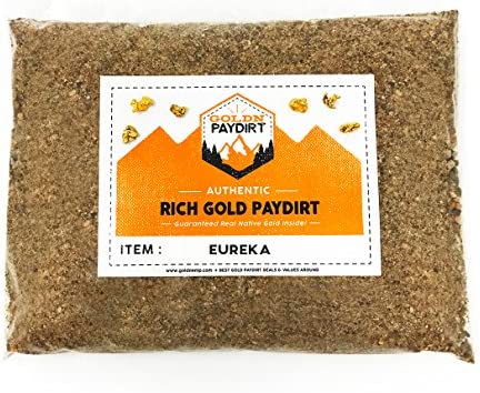 Goldn Gold Paydirt Eureka Panning Pay Dirt Bag – Gold Prospecting Concentrate