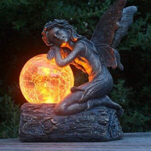 Felicity Solar Fairy - Garden Fairy Ornament/Statue …