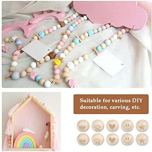 485 PCS Round Wooden Beads, 8 Sizes Natural Wood Beads Set, Natural Beads with Storage Box for Handmade Jewelry Bracelet Necklace(6/8/10/12/14/16/18/20mm) - Image 4