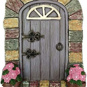 MUAMAX Fairy Doors for Trees Outdoor Miniature Garden Doors Magical Entrance Doors