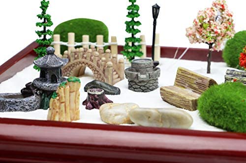 Mini Zen Garden Accessories, Outdoor Fairy Garden Miniatures, Sandbox Decorations, Zen Tray Items, Terrarium Ornaments, Dollhouse Supplies, Desk Top Figurines, Bonsai Decorative Craft Tools Kit - Image 8