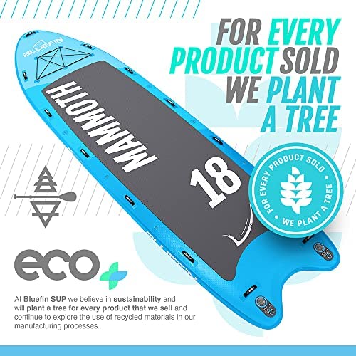 Bluefin Stand Up Inflatable Paddle Board | Mammoth 18' Model | Family/Group Board - Up To 10 Users | Includes Accessories - Image 3