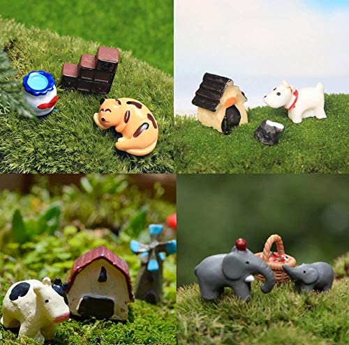 JLZK 27 Pcs Miniature Garden Animal Ornaments for Fairy Garden Accessories Animal Figures Toys Collection Mini Figurines Party Favors Decorations - Image 5