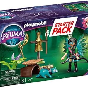 PLAYMOBIL Adventures of Ayuma 70905 Starter Pack Knight Fairy with Raccoon, Toy for Children Ages 7+