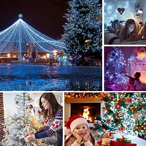 Curtain Lights 8 Modes Remote Control, 300 LEDs Window Fairy String Lights USB Operated, 3mx3m Waterproof Hanging Lights with Hooks, Durable Copper Xmas Lights for Outdoor Indoor Bedroom Party Decor - Image 5