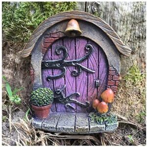 Miniature Hobbit, Pixie, Elf, Fairy Door - Tree Garden Home Decor - Fun Quirky Gift Figurine - H7cm