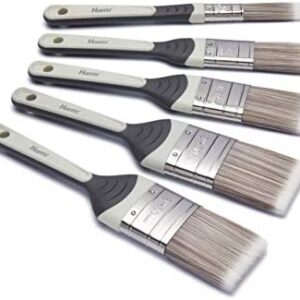 Harris Seriously Good No Loss Paint Brushes for Walls and Ceilings, 5 Brush Pack, 0.5" 1" 1.5" 2"