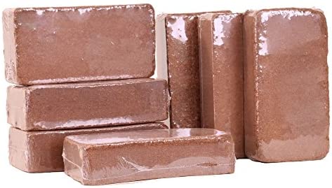 24 x Coconut Red Bricks, 650 g, approx. 8 Litre, Coconut Soil Humus Brick, 92124