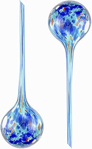 TechAffect Self Watering Globes Automatic Plant Waterer, Automatic Watering Spikes, Hanging Basket Watering Device Plant Drip Feeders Plant Waterers when Away - Pack of 2 - Image 3