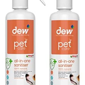 Dew Pet All-In-One Sanitiser 500ml x2