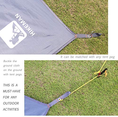 HIKEMAN Outdoor Waterproof Multi-Purpose Camping Tent Tarp Ground Covering Groundsheet Mat Tent & Awning Carpet Multiple Size For Camping Hiking Picnic - Image 5