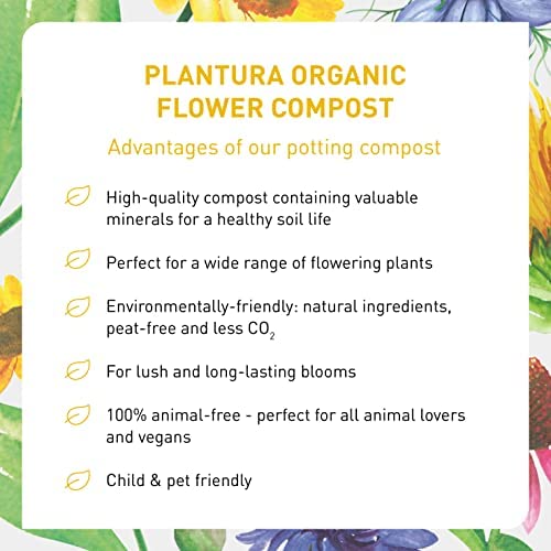 Plantura Organic Flower Compost, 40L, peat-free - Image 6