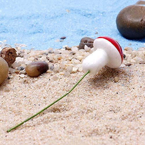 50 Pc Mini Red Mushroom Garden Dotted Small Potted DIY Toy House Landscape Bonsai Plant Garden Decoration,Garden Furniture,Garden Ornaments,Planting Tool,Garden Decoration,Farthers Day Gift - Image 6