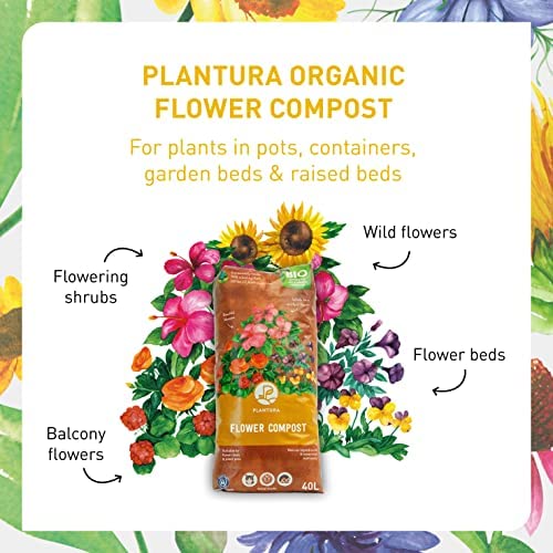 Plantura Organic Flower Compost, 40L, peat-free - Image 3