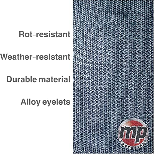 MP Essentials Weaved Supreme Rot Weatherproof Ground Covering Groundsheet Tent & Awning Carpet - BLUE & GREY (2.5 x 2.5m) - Image 6