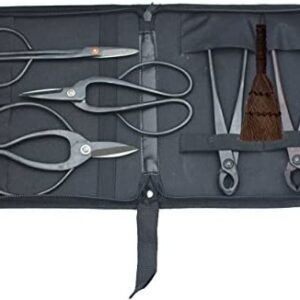 6 Piece Bonsai Tree Tool Kit/Set with Case