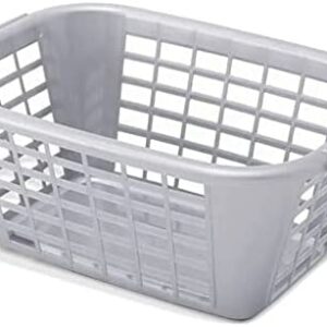 Addis 510607 Rect Laundry Basket Metallic